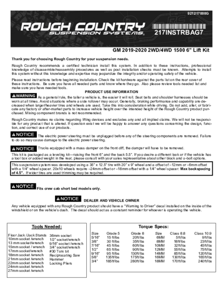 Installation Manual